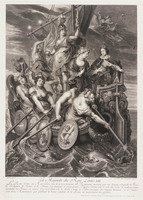 KG 18447
          <br/>
          Maria de' Medici draagt het regentschap over aan Lodewijk VIII
          <br/>
          <em>Trouvain, Antoine (1656-1718)</em>